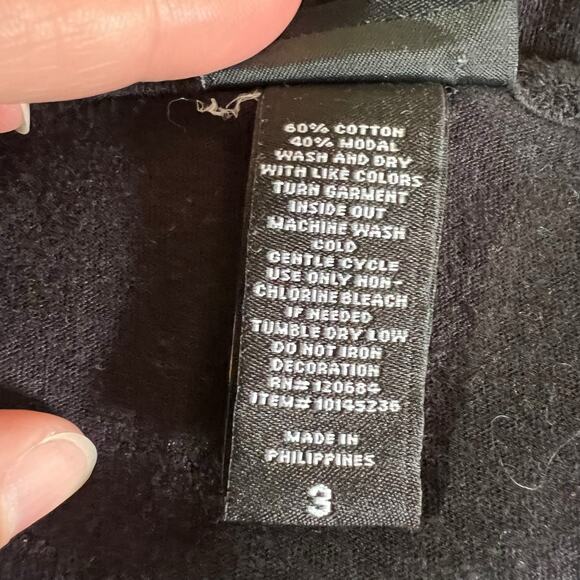 Torrid Womens Tank Top Sleeveless Floral Heart Pattern Scoop Neck Pullover Black - Picture 7 of 7